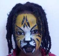 www.clownjuju.nl facepaint tiger schminck tijgerklein.jpg