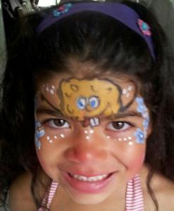 facepaint spongebob schmink