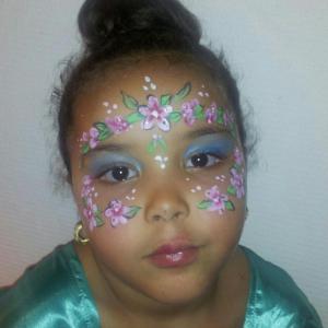 facepaint flowers schmink bloemen